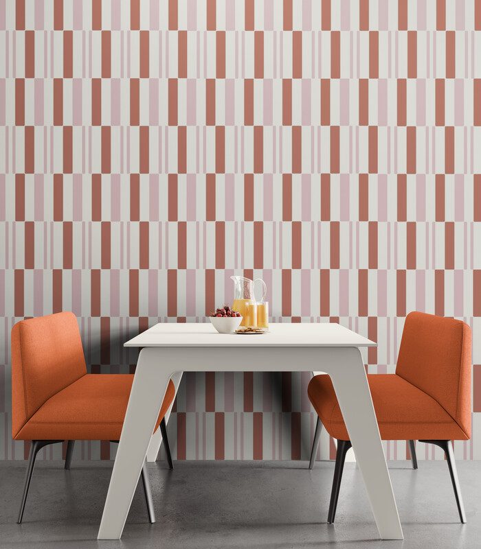 Carta da parati Wall-D in una sala da pranzo