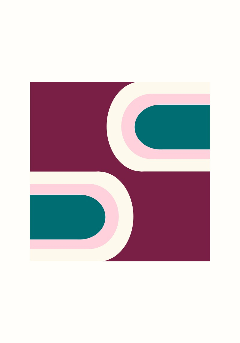 Rainbow Burgundy