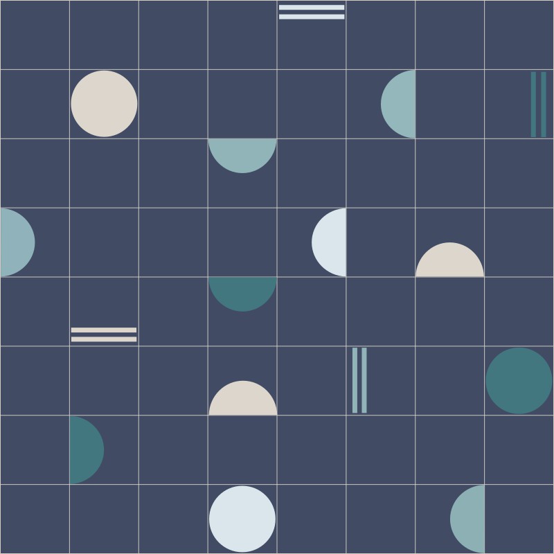 Dots Blu ardesia